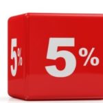 5%